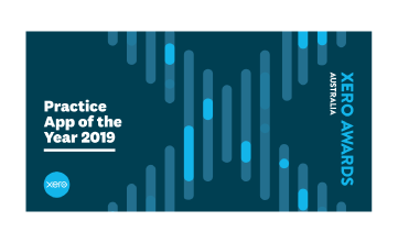 Award Seal; Xero Awards Australia 2019 Practice App of the Year